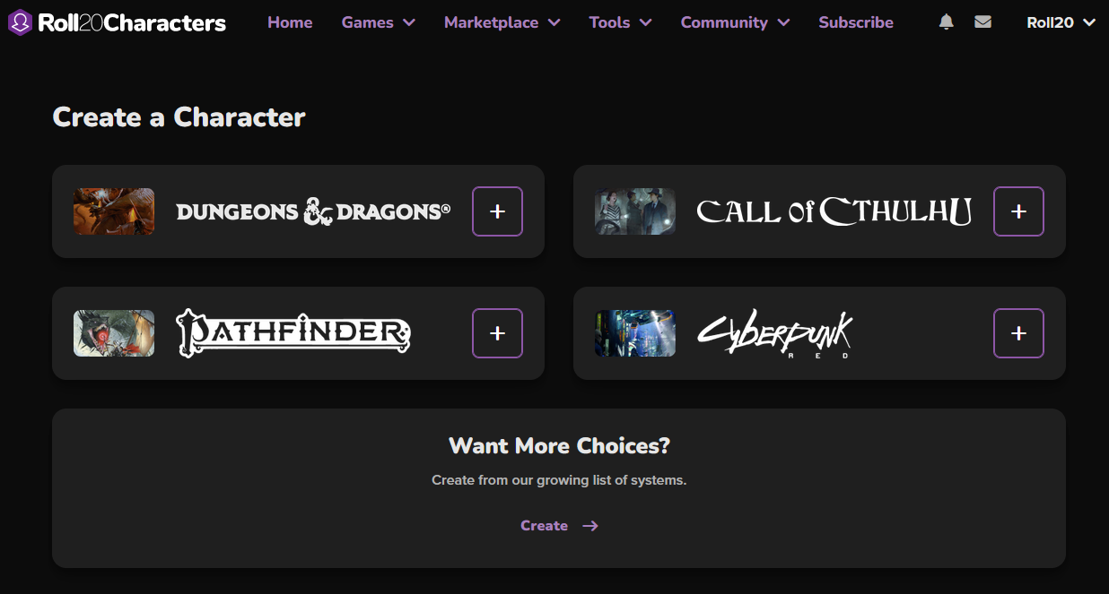 Roll20 Characters Roll20 Help Center