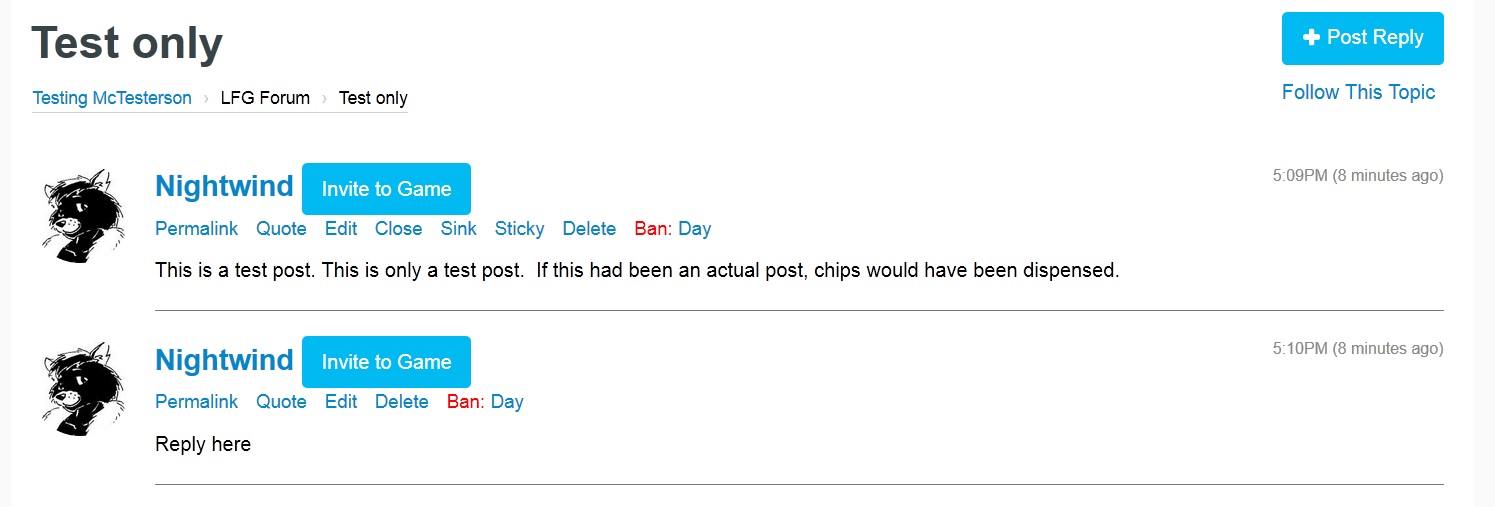 GM의 초대 버튼을 볼 수 있는 화면