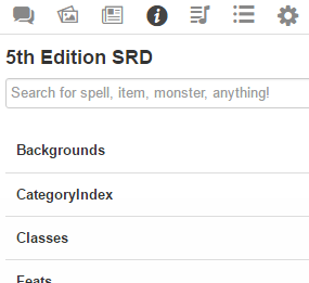 The Compendium Tab