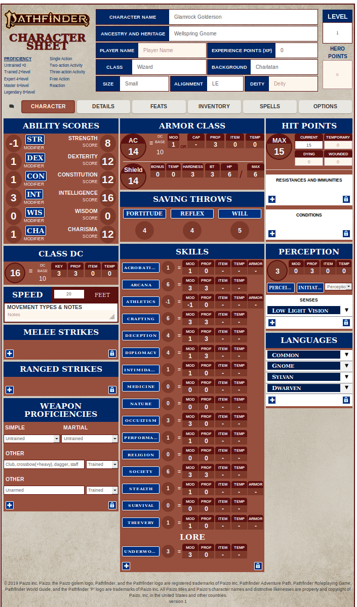 Blocking Cheatsheet -  2ee