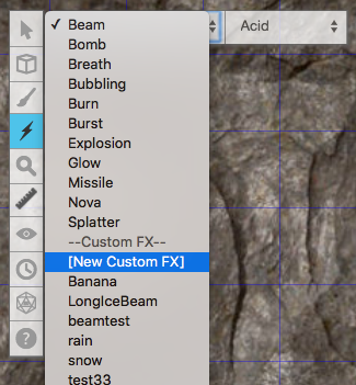 FX Tool on Tool Palette