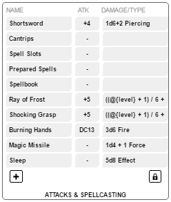 5E OGL Sheet Attacks And Spellcasting.png