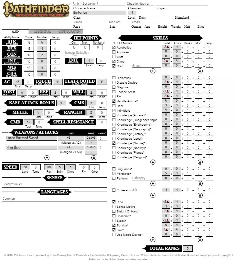 Play Pathfinder 1e Online  Written Word (Pathfinder 1E, New player  friendly, Text Roleplay)